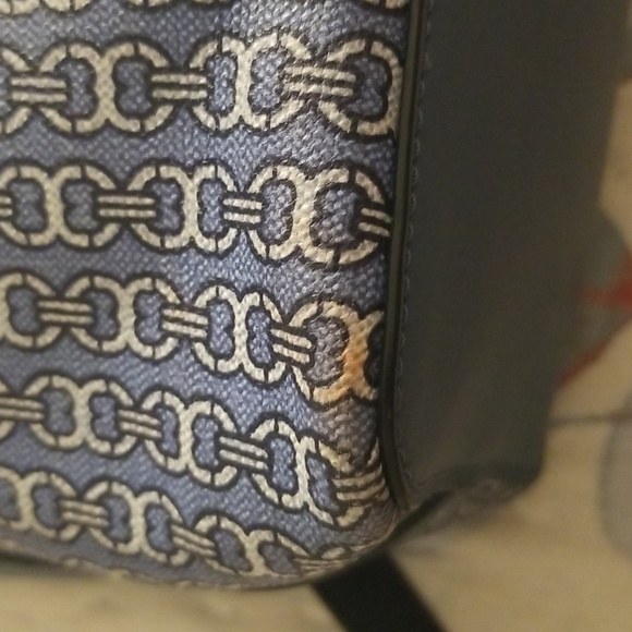 Tory burch Blue Gemini link tote Canvas - Picture 6 of 13